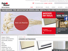 Tablet Screenshot of dekomaier.info